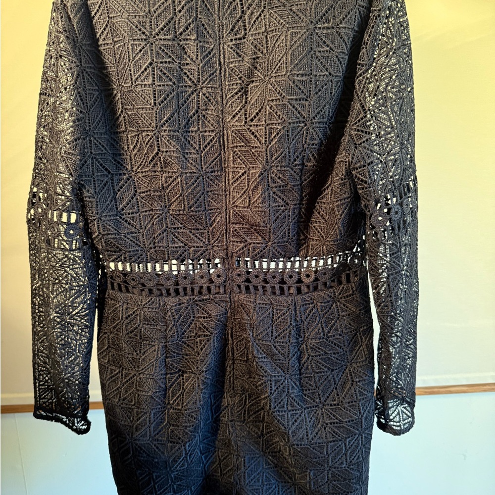 NWT ASOS Chic and Sexy black lace dress Size 12 - Picture 9 of 12